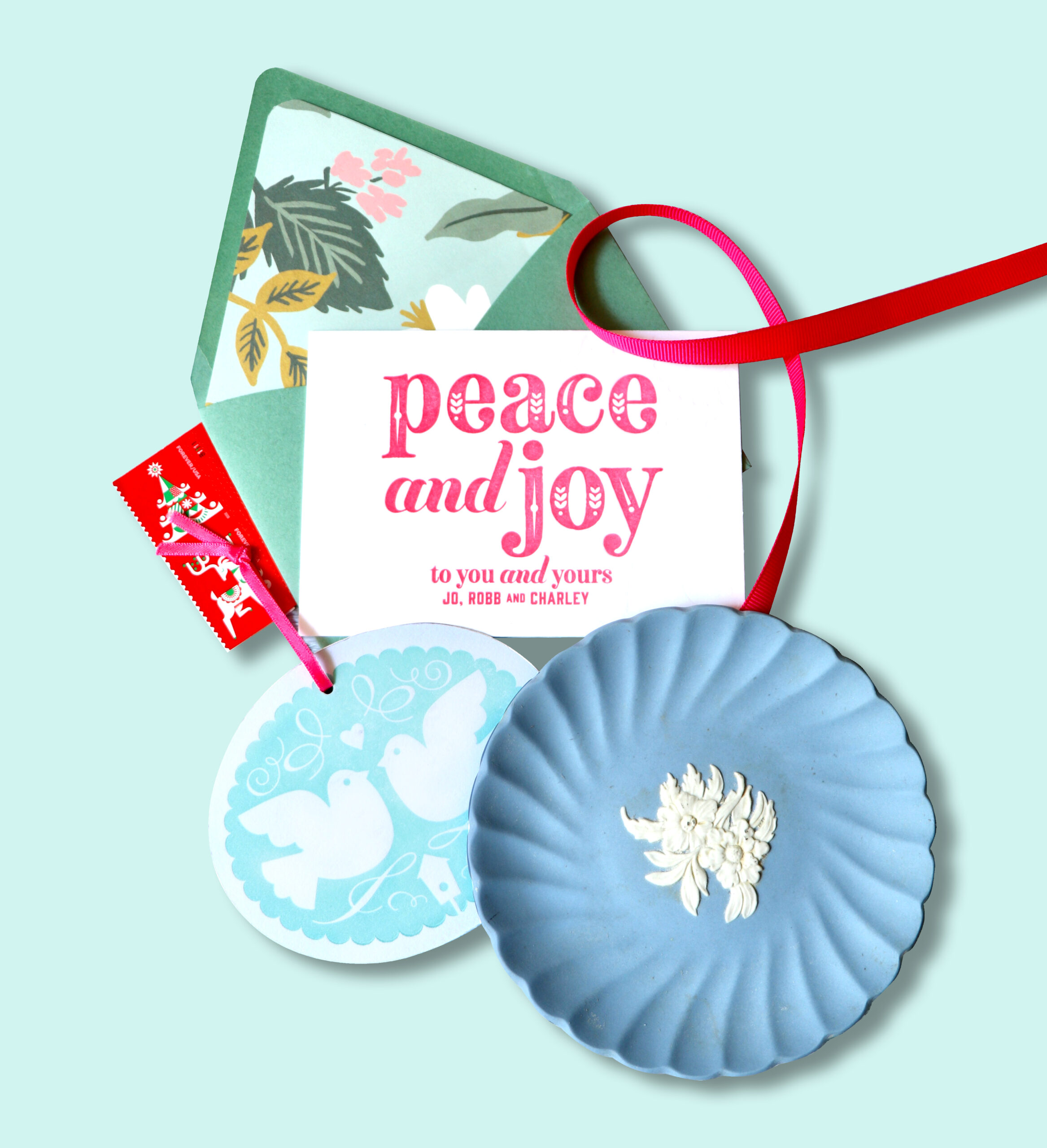 Letterpressed Holiday Card and Ornament